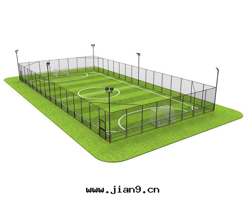 鋼(gāng)格栅拼裝(zhuāng)籠式足球场(chǎng)